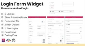 login form widget